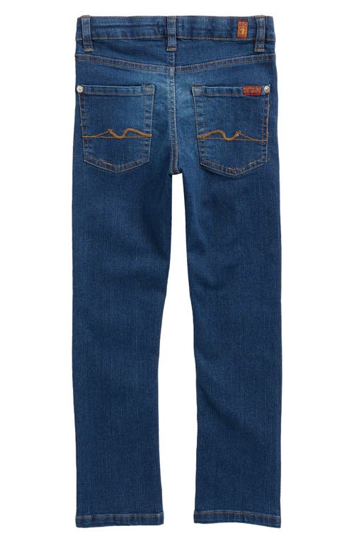 7 For All Mankind Kids' Flannel Button-up Shirt & Jeans Set In Blue
