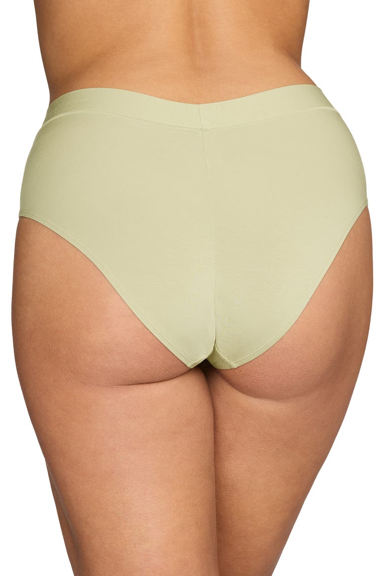 The Highwaist High Cut Modal Briefs, Alternate, color, MEADOW