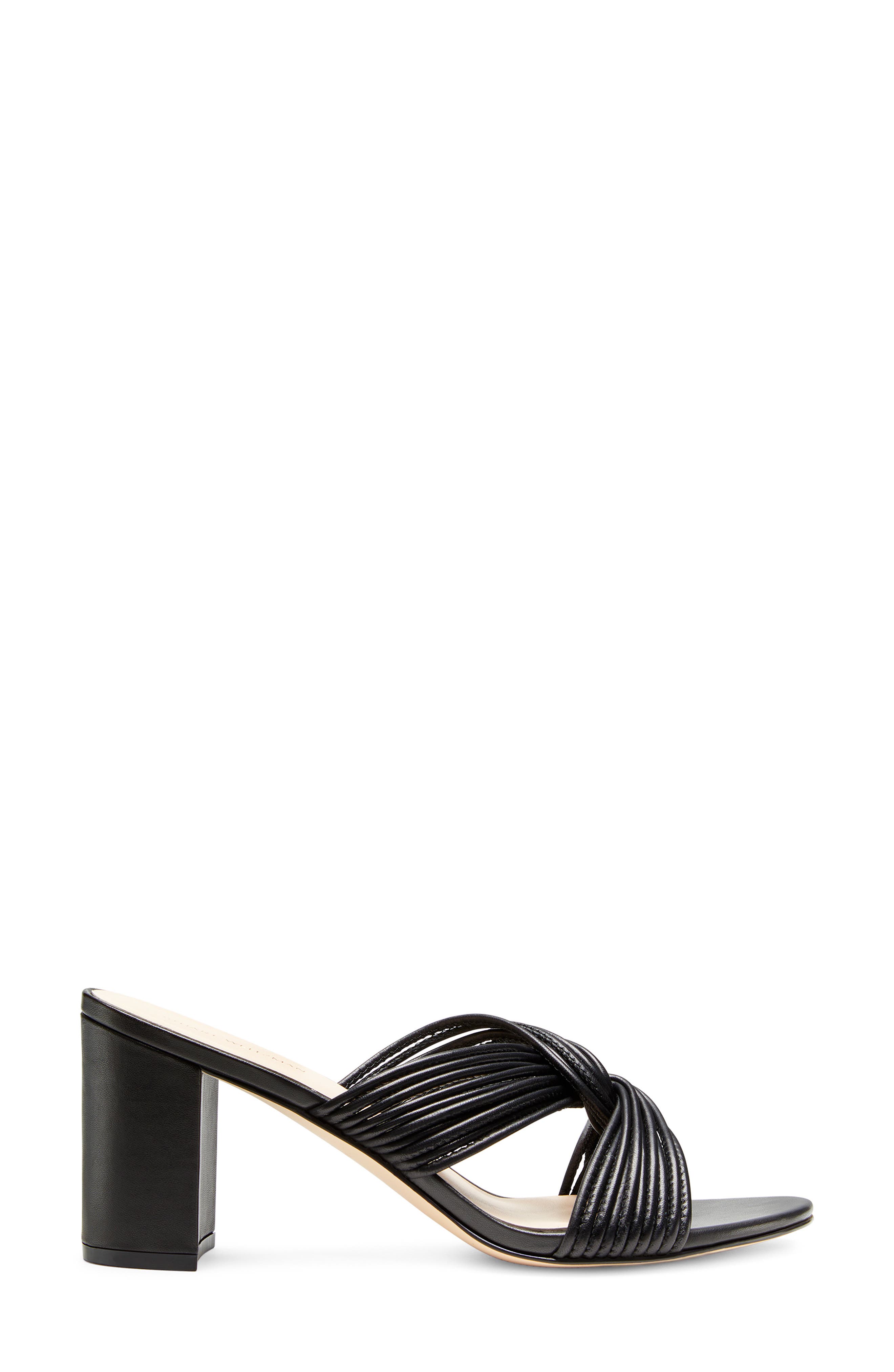 Stuart Weitzman Twist Block Heel Slide Sandal, Alternate, color, 