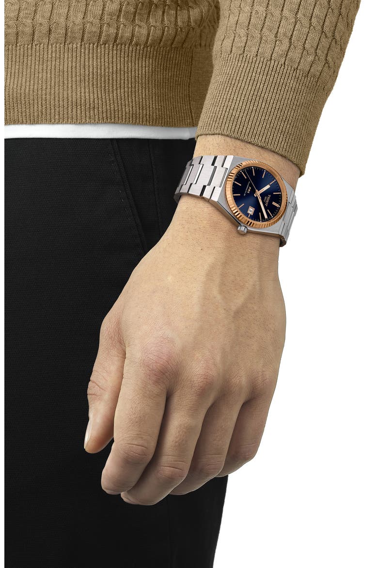 PRX Powermatic 80 Bracelet Watch, 40mm, Alternate, color, GREY