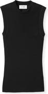 St. John Collection Mixed Rib Sleeveless Top