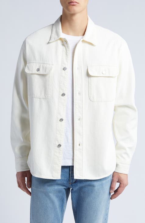 FRAME DENIM *NwT* Beat Up Oxford factory Shirt in White