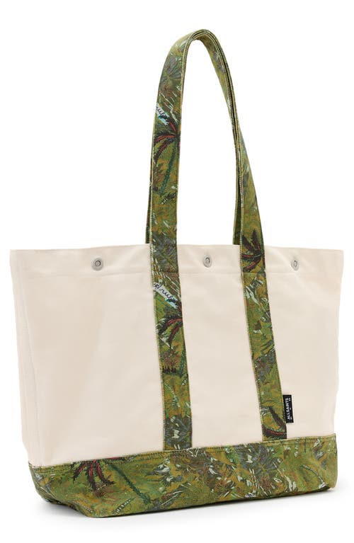 Allsaints Jett Cotton Canvas Beach Tote In Ecru