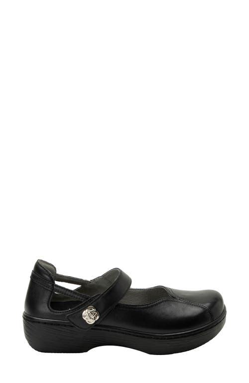 Alegria By Pg Lite Onika Mary Jane Platform Clog In Black