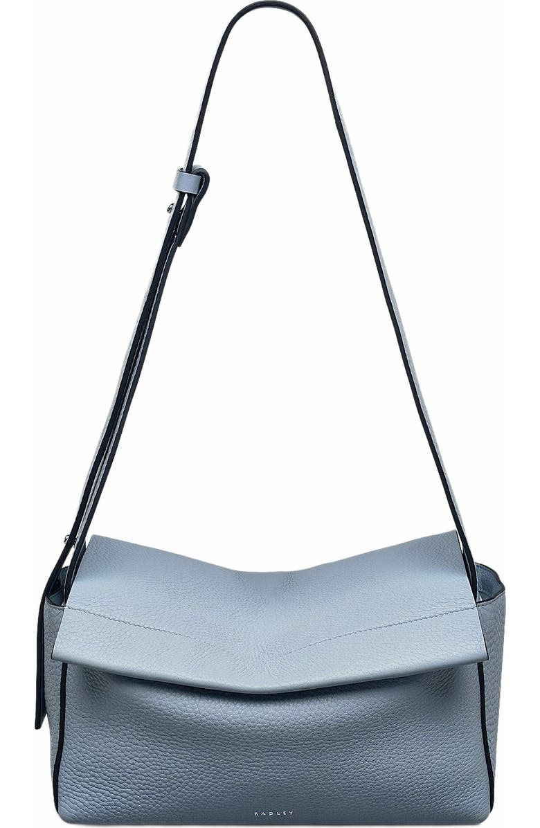 Radley De Beauvoir Medium Ziptop Shoulder Bag, Main, color, Smoke Blue