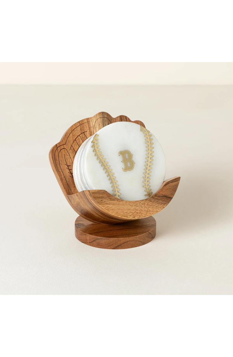 Uncommon Goods MLB Perfect Catch Coaster Set, Main, color, Boston Red Sox