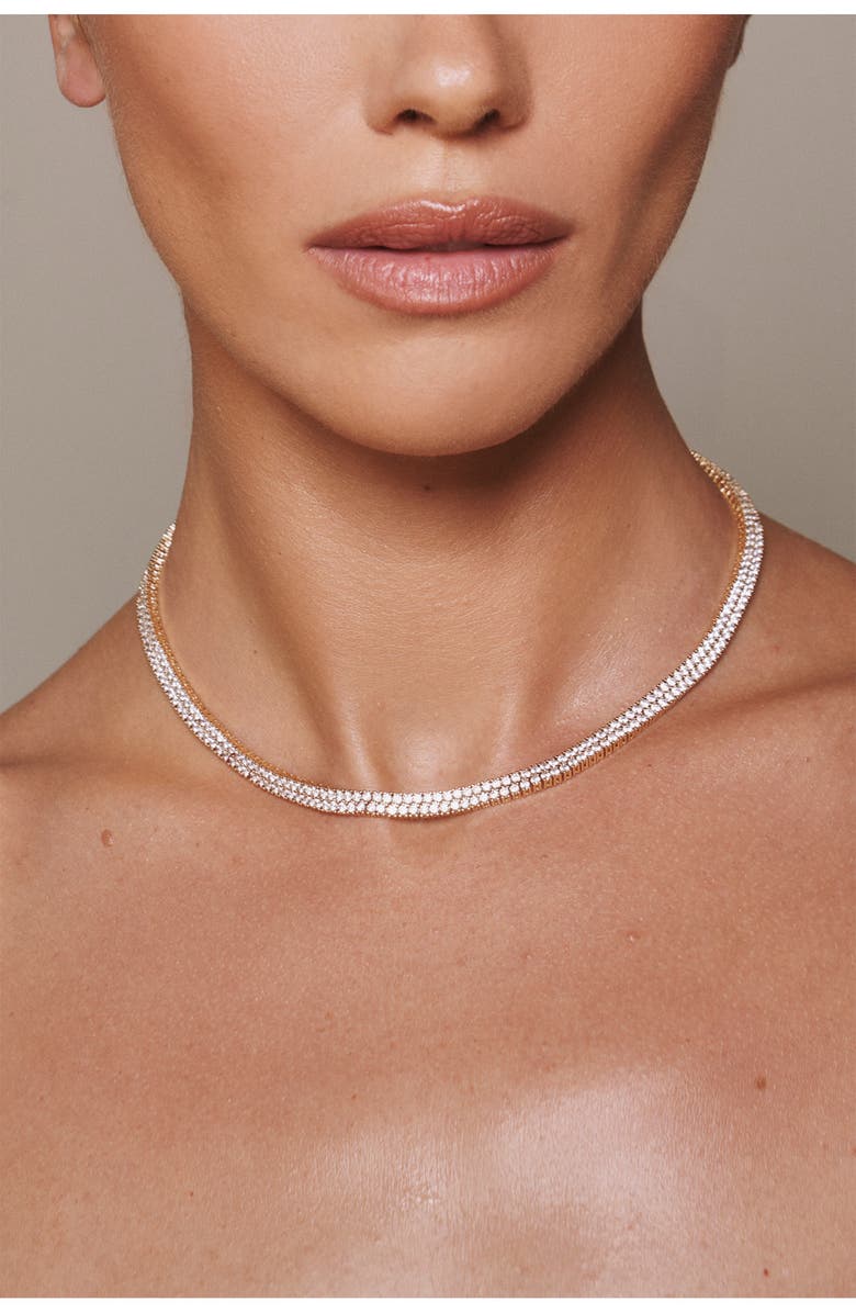 LILI CLASPE Rosaline Tennis Bracelet, Alternate, color, Gold