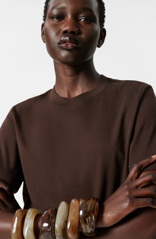 & Other Stories Crewneck T-shirt In Brown