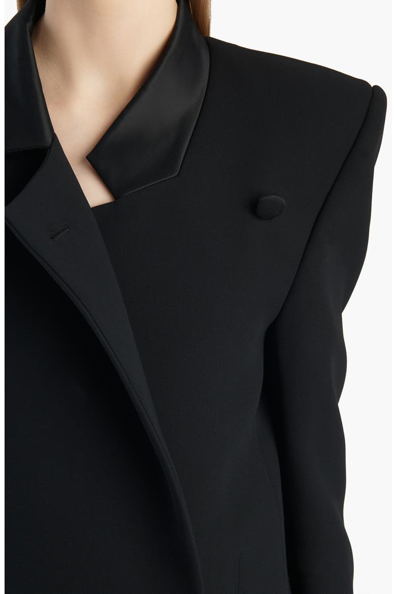 Armair Double Face Crepe Jacket, Alternate, color, BLACK
