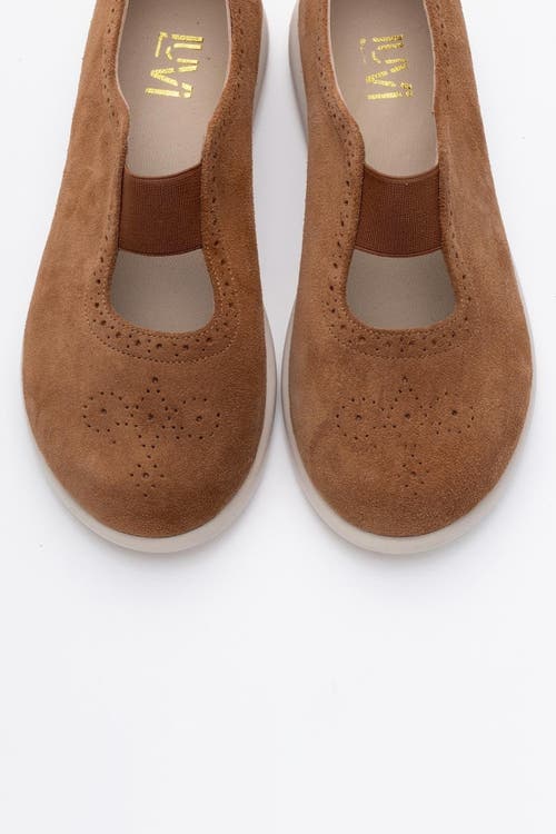 Forever & Always Shoes Chelle Elastic Leather Flat