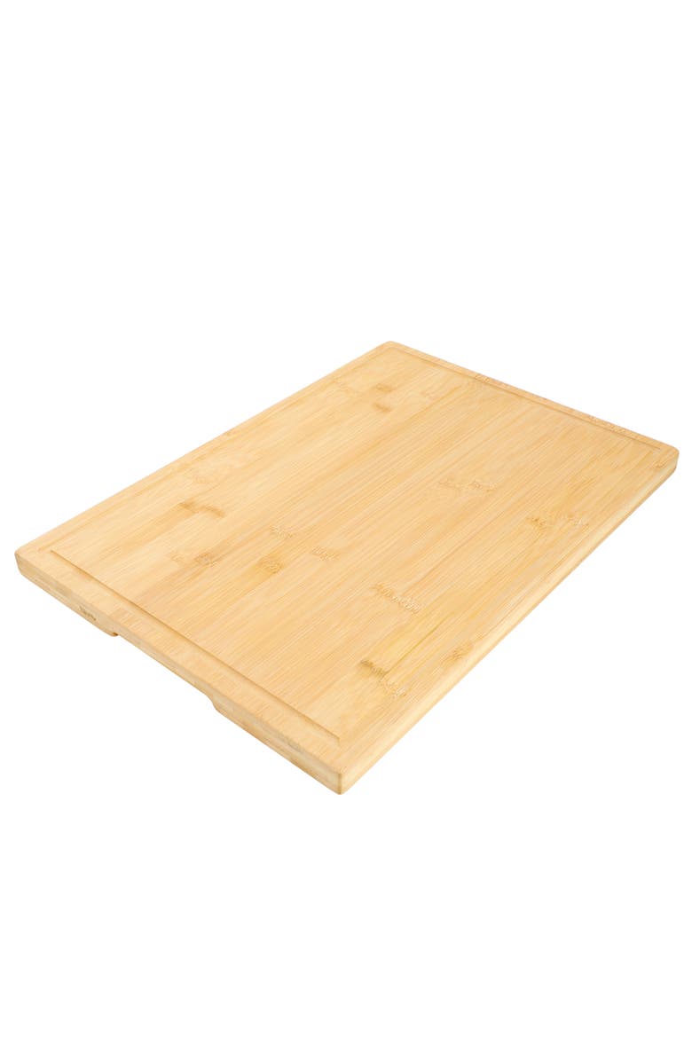 Megachef 20 x 14 Inch Rectangle Wood Cutting Board, Alternate, color, Bamboo