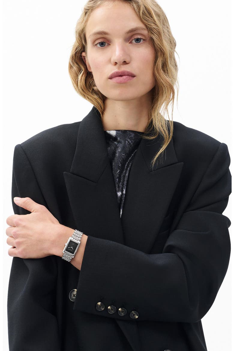 Brynn Bracelet Watch, 22.5mm, Alternate, color, SILVER