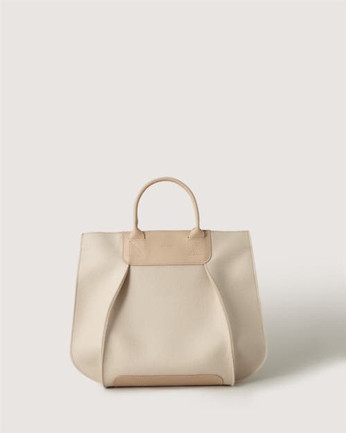 Graf & Lantz Graf Lantz Frankie Merino Wool Tote In Feather