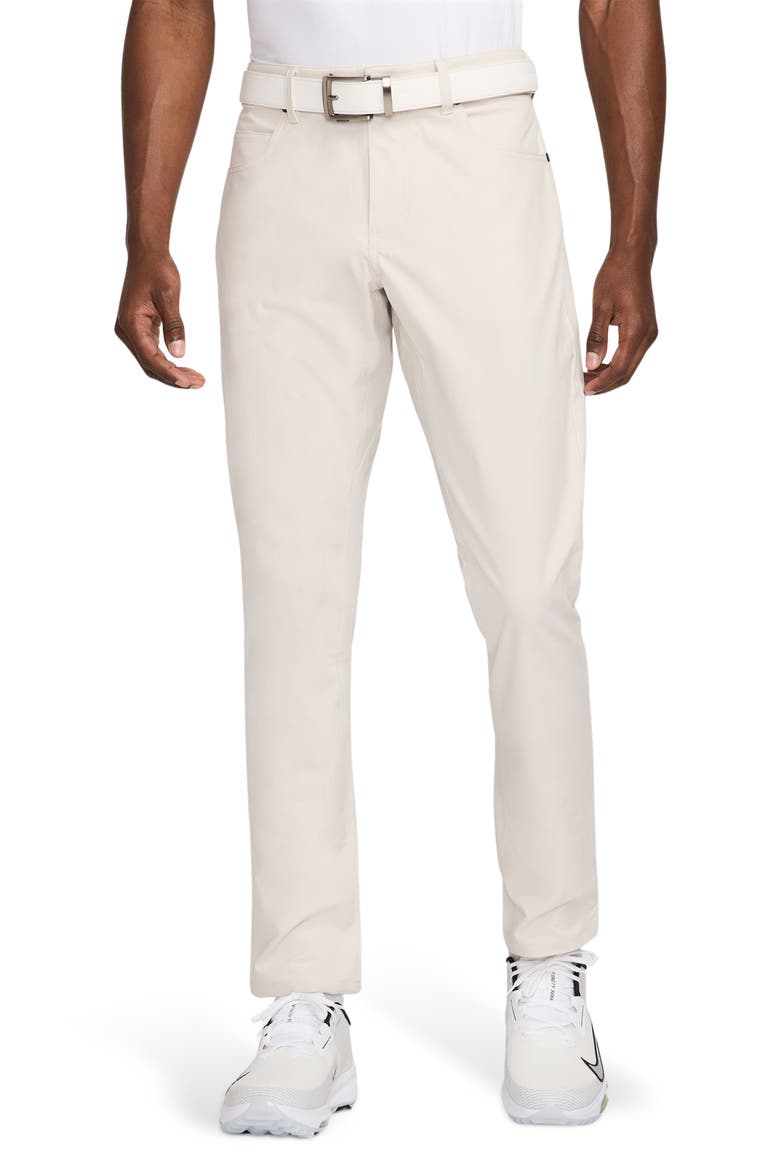 Tour Five-Pocket Slim Golf Pants, Main, color, LIGHT OAK BROWN