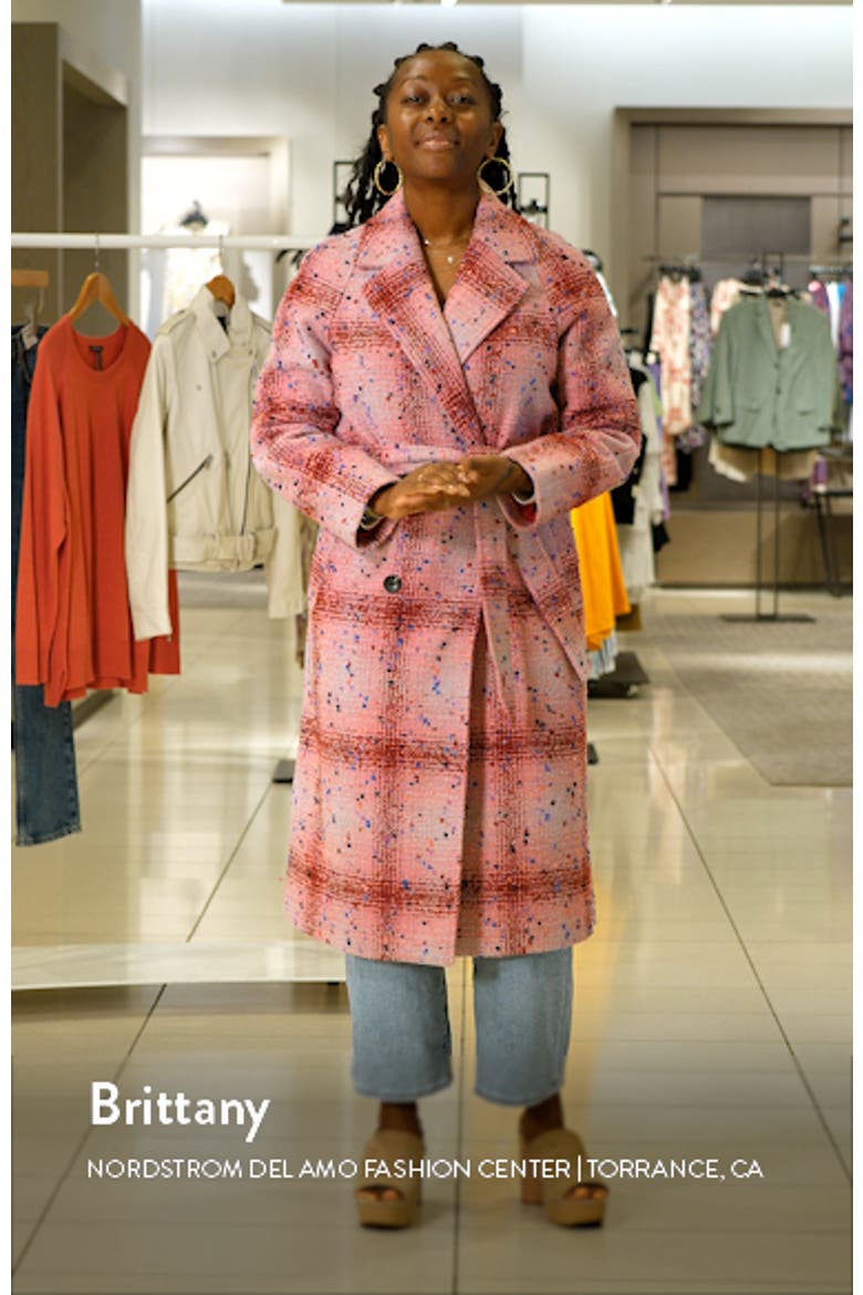 Donegal Tweed Double Breasted Wrap Coat video