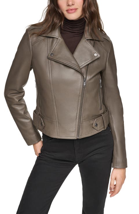 LeCroy Leather Moto Jacket