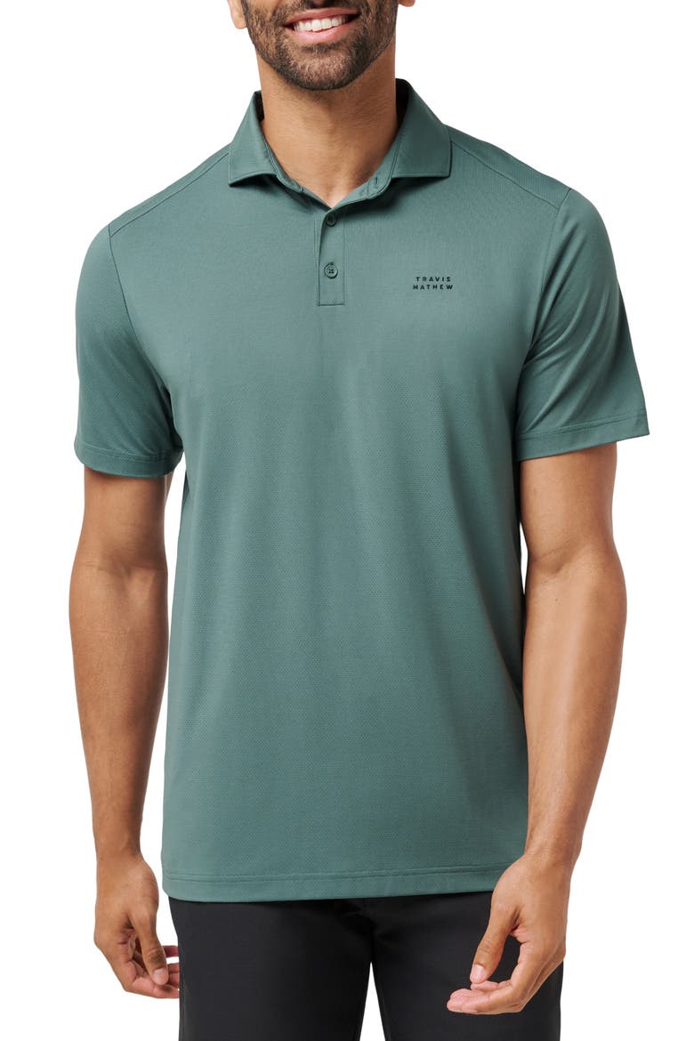 Heater Pro Performance Golf Polo, Main, color, SILVER PINE