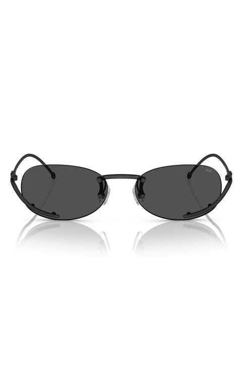 53mm Oval Sunglasses