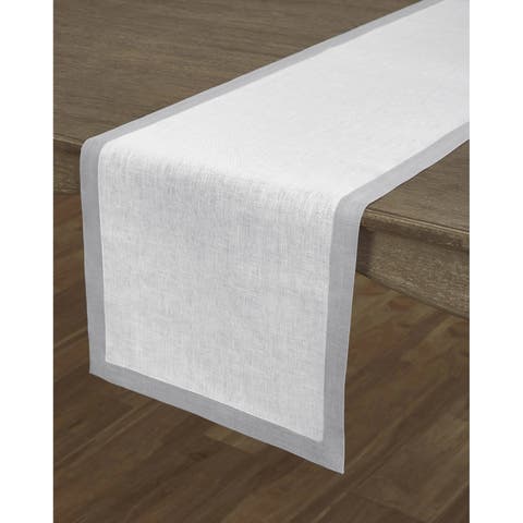 Linen Table Runner for Dining Table, Holiday and Everyday Table Decor - Classic