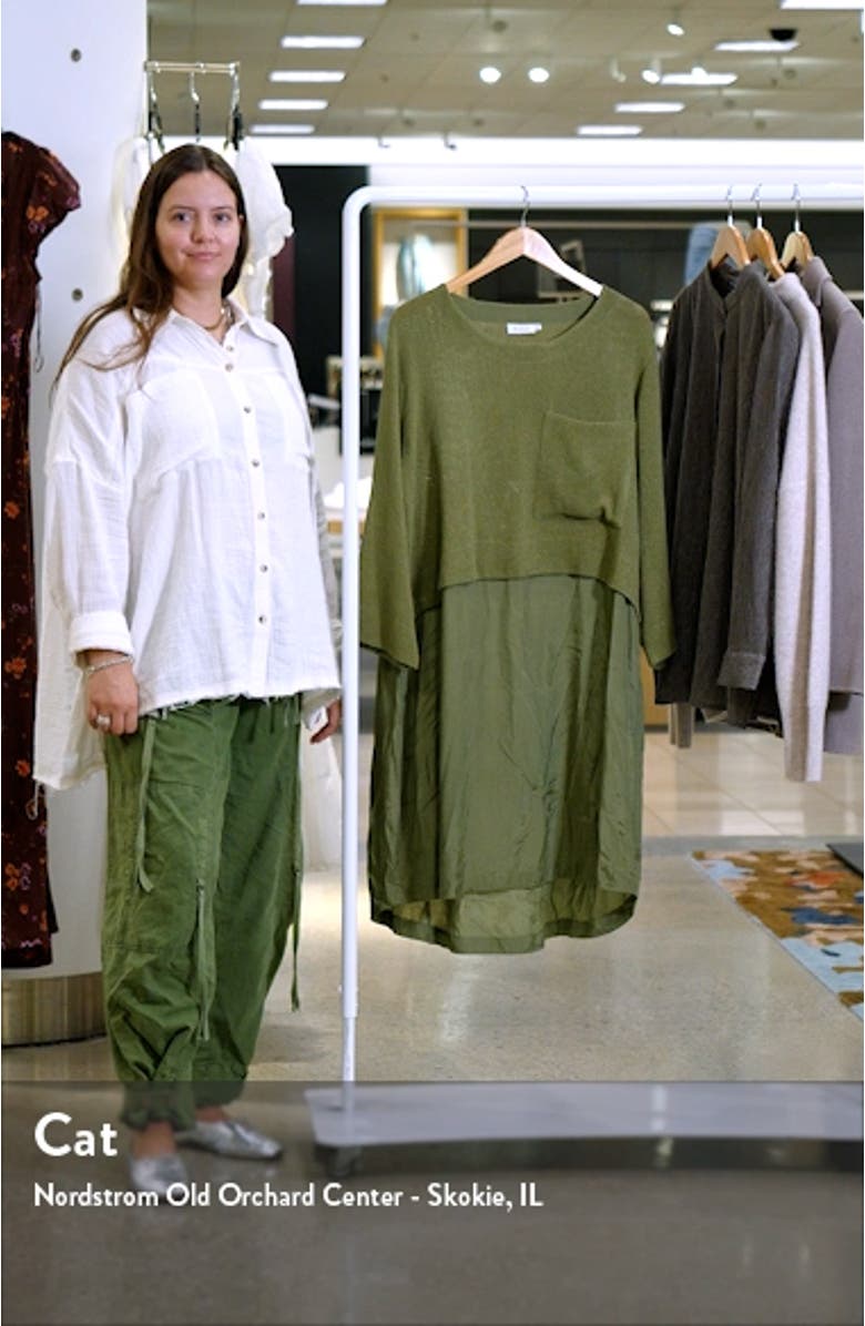 Nonah Mixed Media Dress, sales video thumbnail