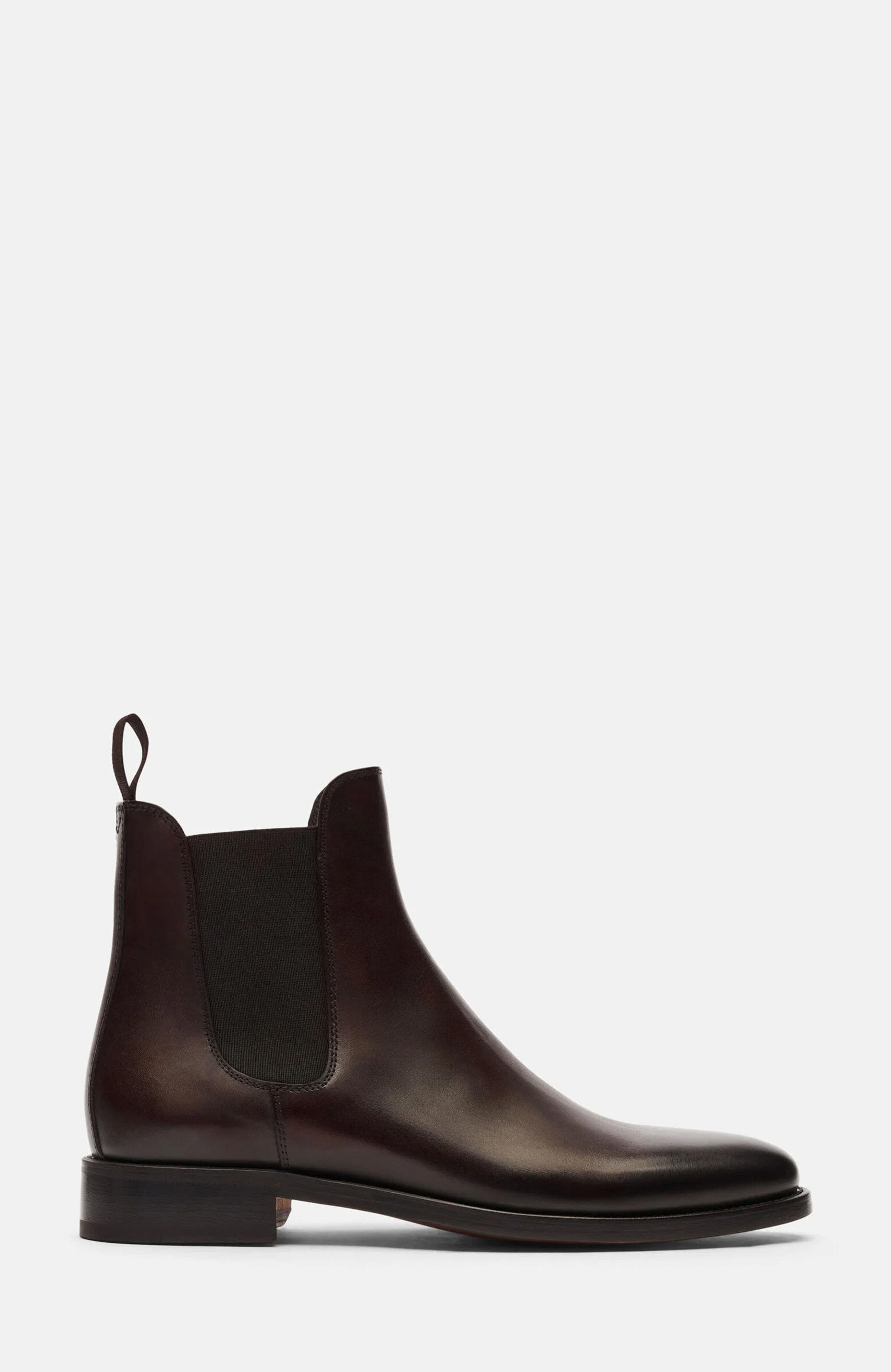 Enzo Chelsea Boots, Alternate, color, Dark Brown Calf
