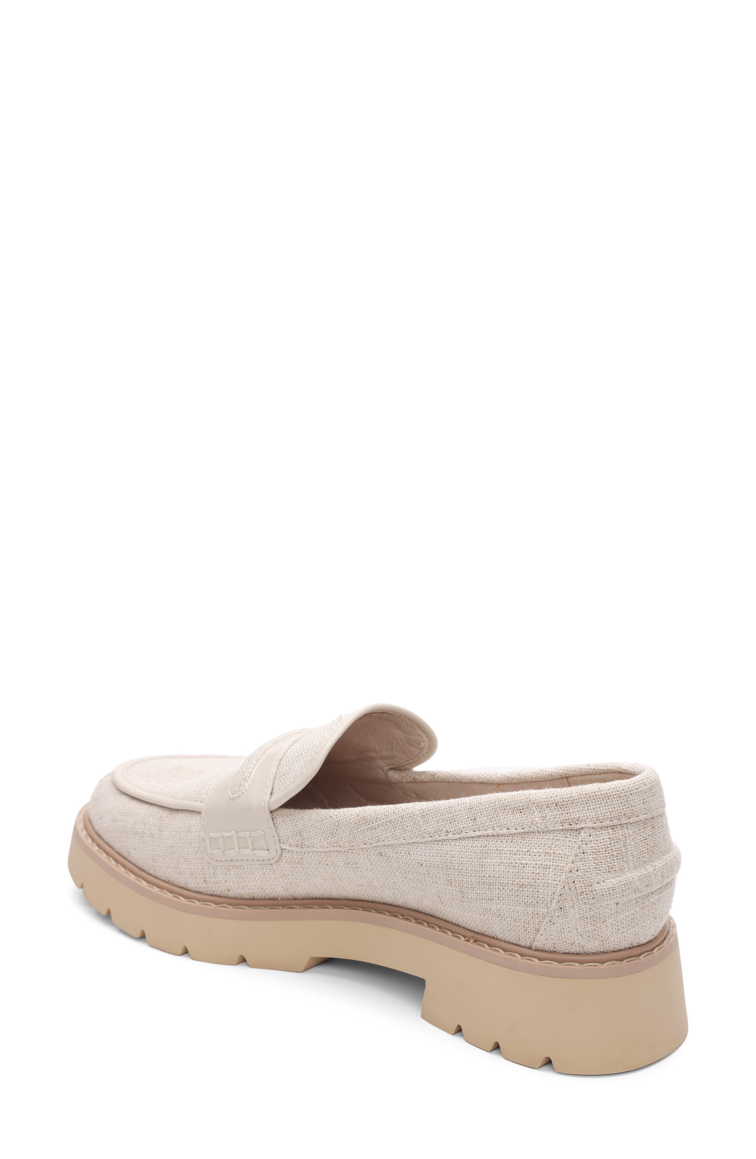 Sanctuary Westside Lite Linen Platform Loafer, Alternate, color, 