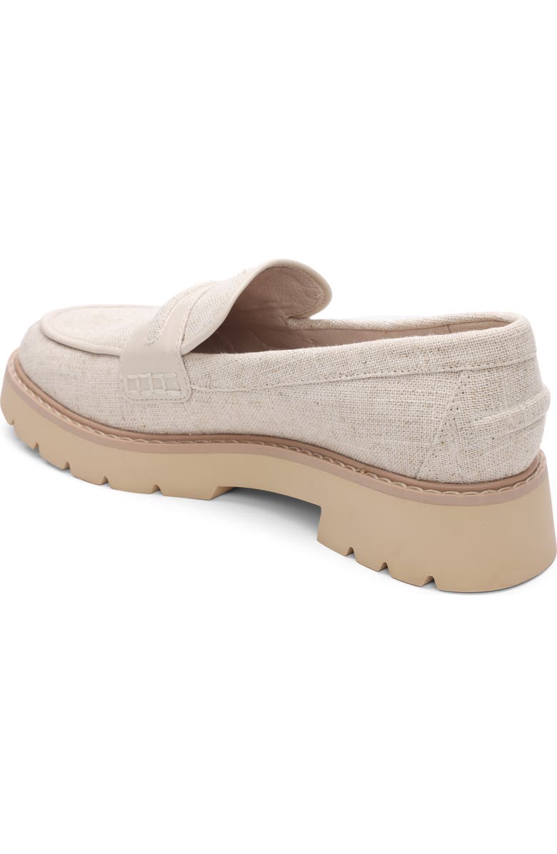 Sanctuary Westside Lite Linen Platform Loafer, Alternate, color,