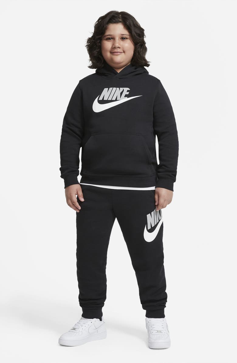 Nike Kids' Sportswear Club Fleece Hooded Sweatshirt, Alternate, color, 