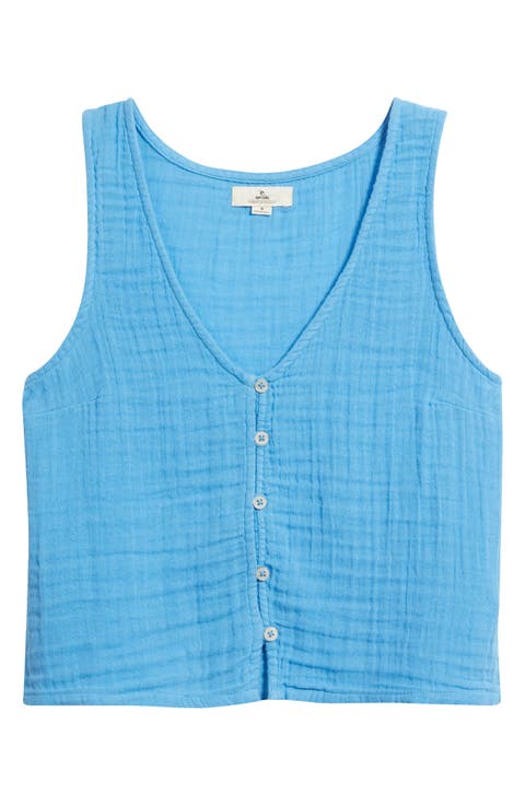 Premium Surf Cotton Crop Tank