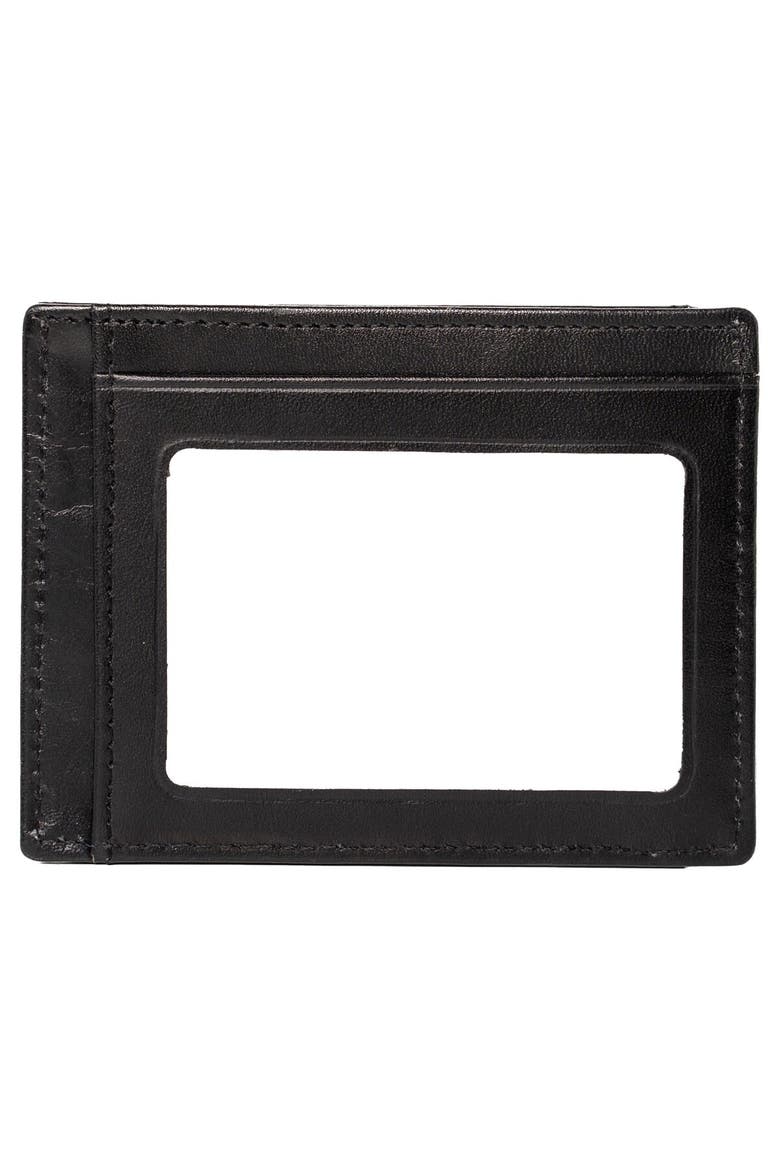 Black Chicago Bulls Sanford Front Pocket Wallet with Money Clip, Alternate, color, Black