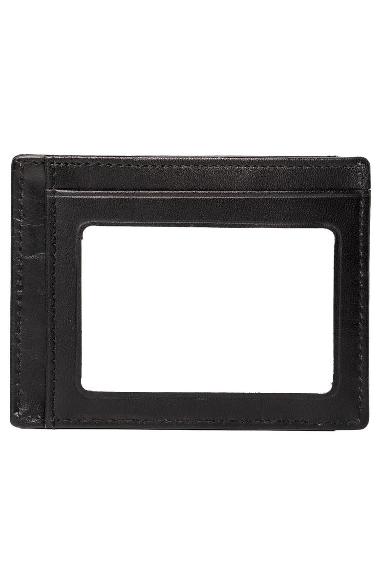 LUSSO Black Chicago Bulls Sanford Front Pocket Wallet with Money Clip, Alternate, color, Black