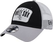 New Era Men's New Era Black Chicago White Sox Two-Tone Patch 9FORTY Snapback Hat