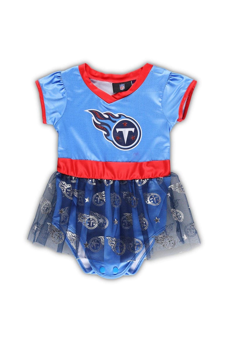 Infant Light Blue/Navy Tennessee Titans Tailgate Tutu Game Day Costume Set, Alternate, color, Light Blue