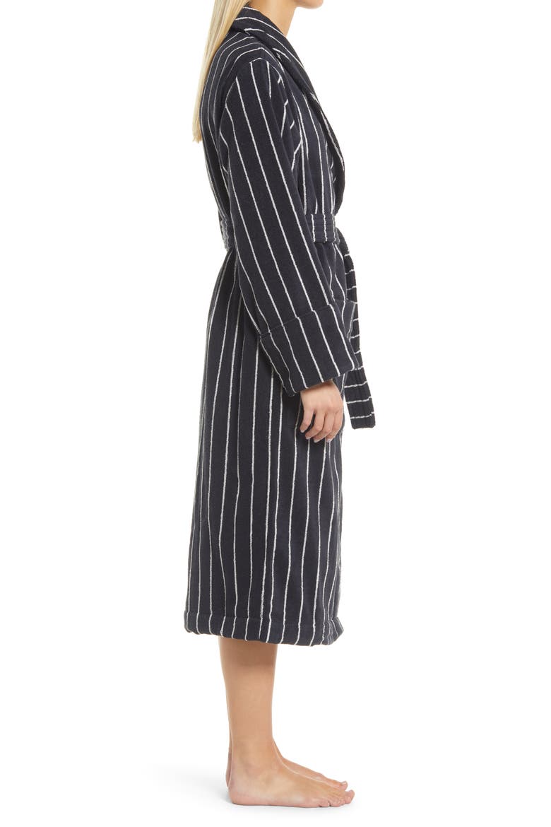 Classic Organic Cotton Bathrobe, Alternate, color, ANTWERP STRIPES