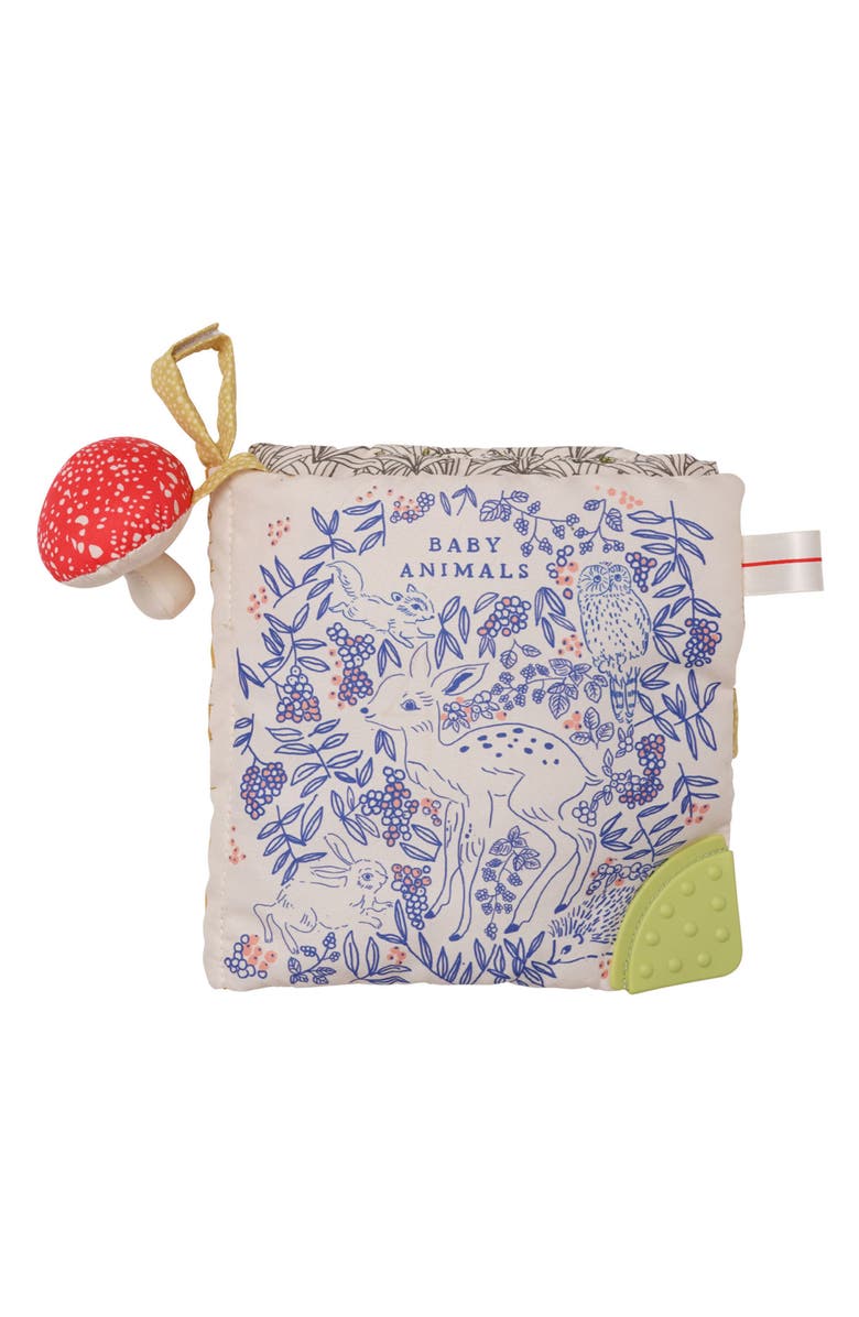 Manhattan Toy Deer One Soft Activity Crinkle Book & Mat, Main, color, Multi-Color