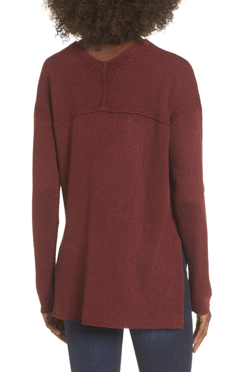 ASTR the Label ASTR Lace-Up Sweater, Alternate, color,