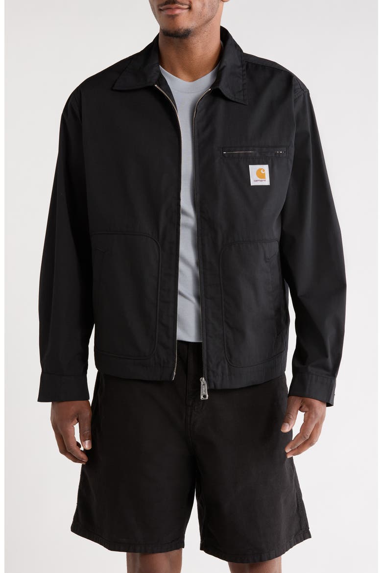 Postal Workwear Jacket, Main, color, BLACK