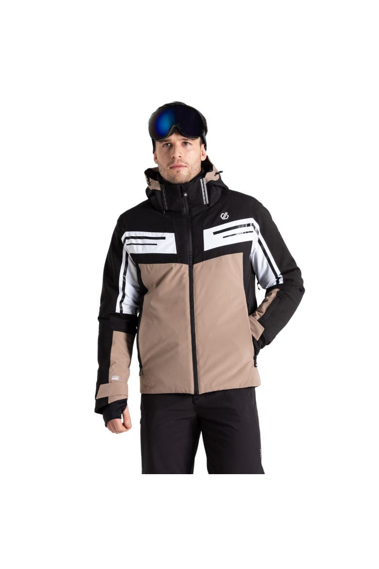 Triple Ski Jacket, Alternate, color, Black and White