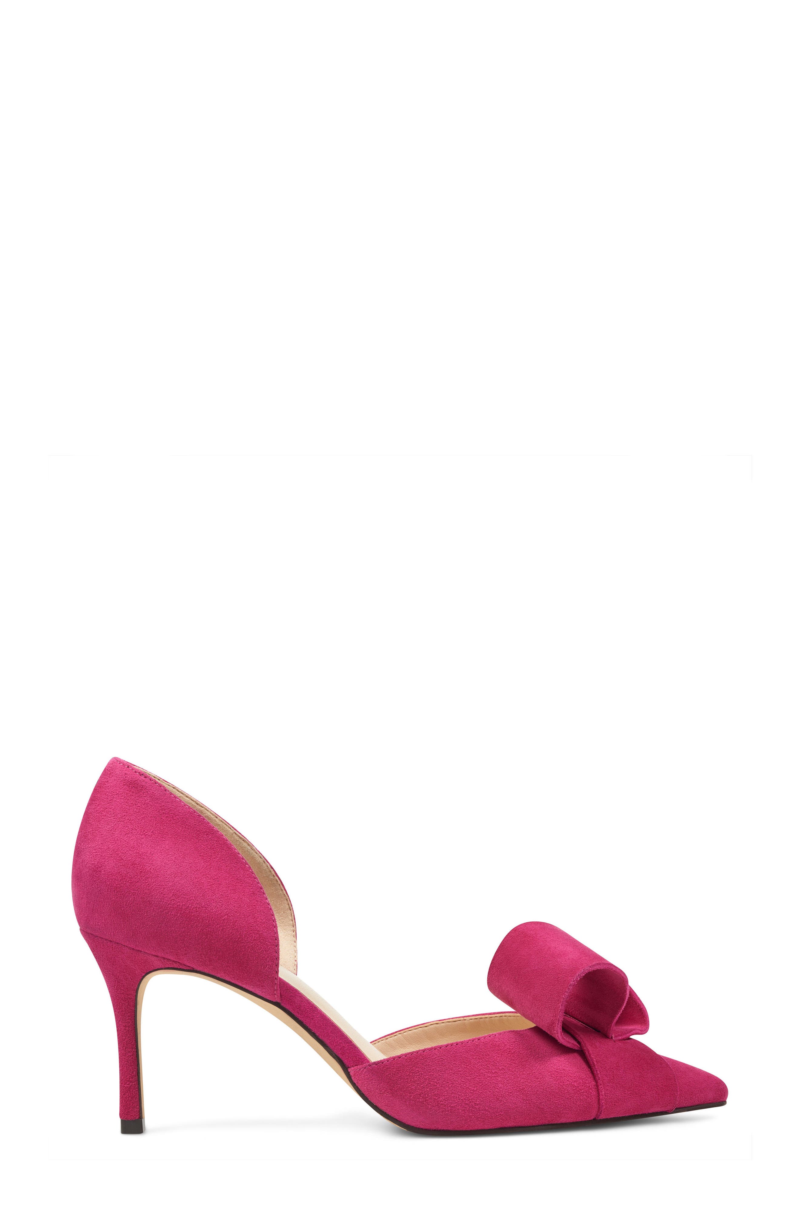 McFally d'Orsay Pump, Alternate, color, PINK SUEDE