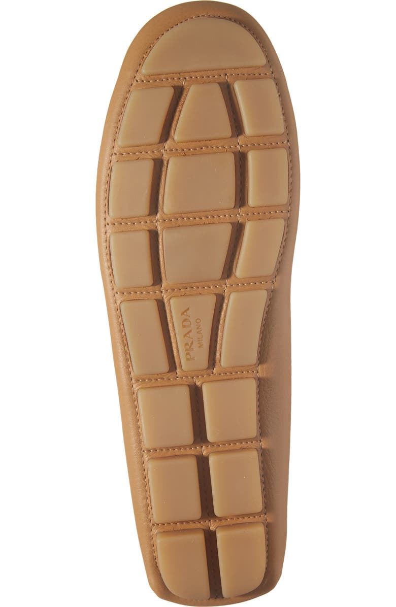 Prada Triangle Logo Driving Loafer, Alternate, color,