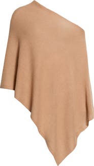 Nordstrom Wool & Cashmere Asymmetrical Poncho