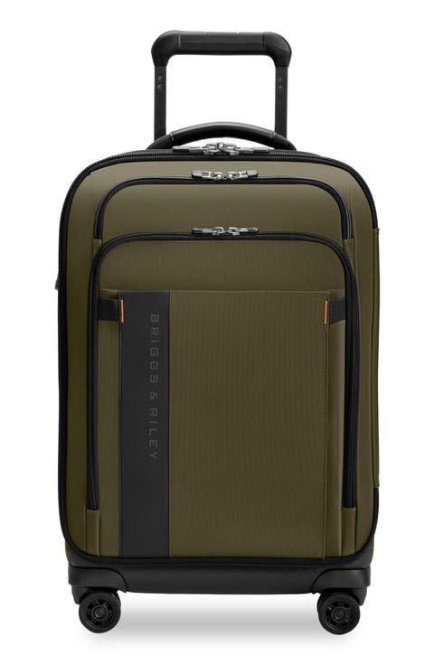 ZDX Essential 22-Inch Expandable Carry-On Spinner Suitcase