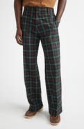 STOCKHOLM SURFBOARD CLUB Sune Plaid Bootcut Pants