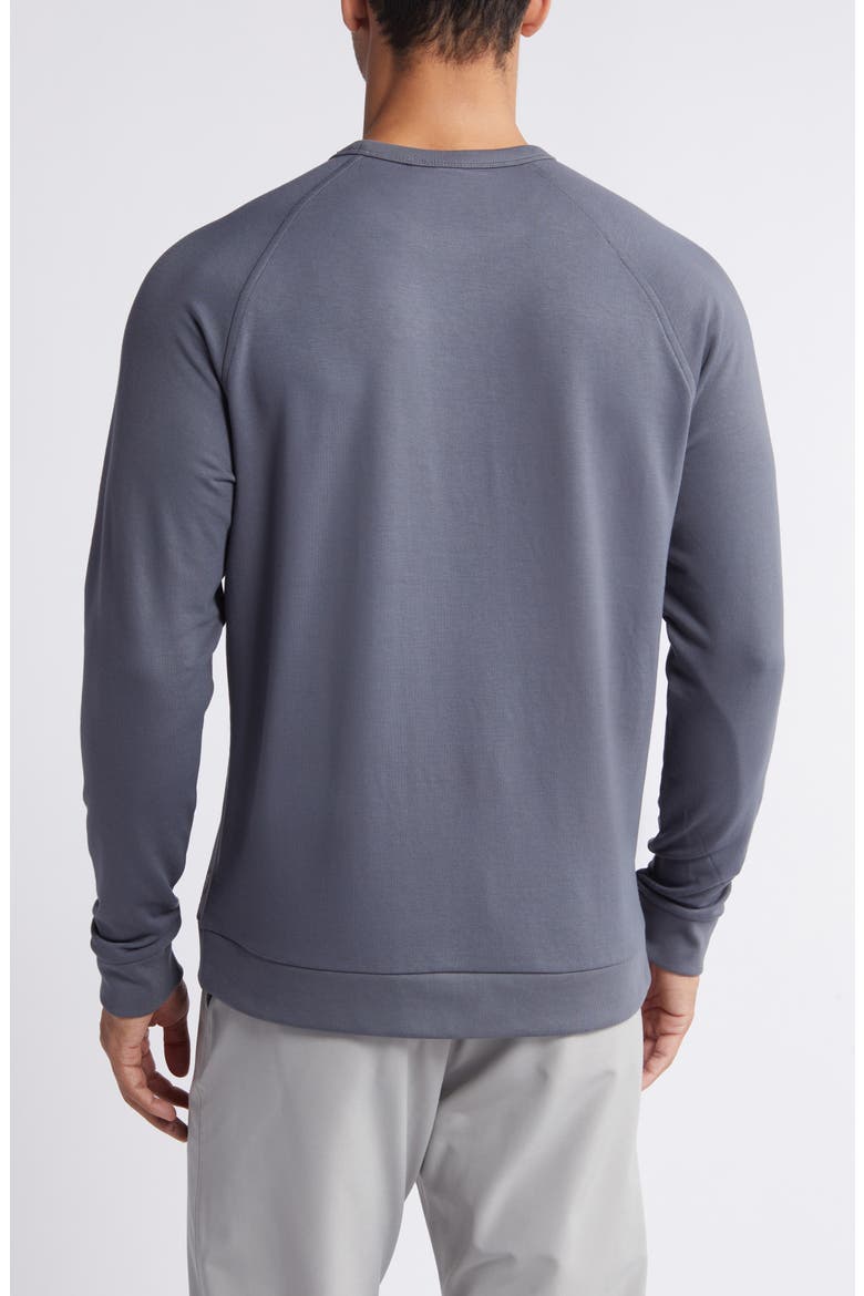 Fleece Crewneck Sweatshirt, Alternate, color, STORM CLOUD