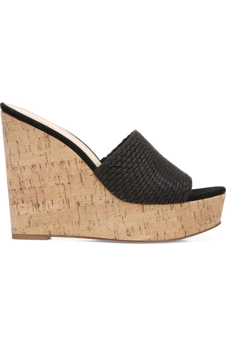 Veronica Beard Dali Woven Platform Wedge Sandal, Alternate, color,