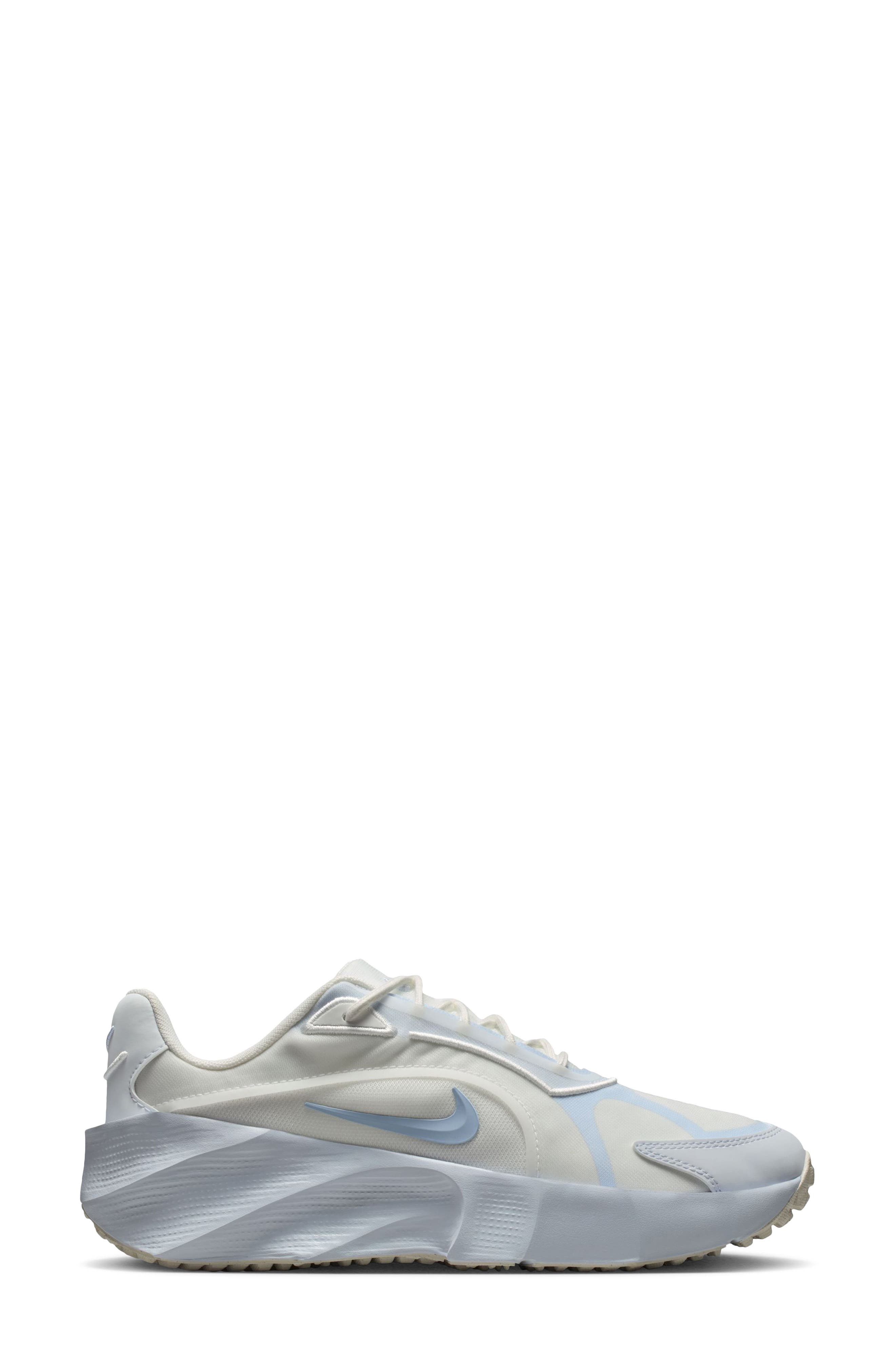 Nike Aura Edge Sneaker, Alternate, color, Summit White/ Blue/ Grey
