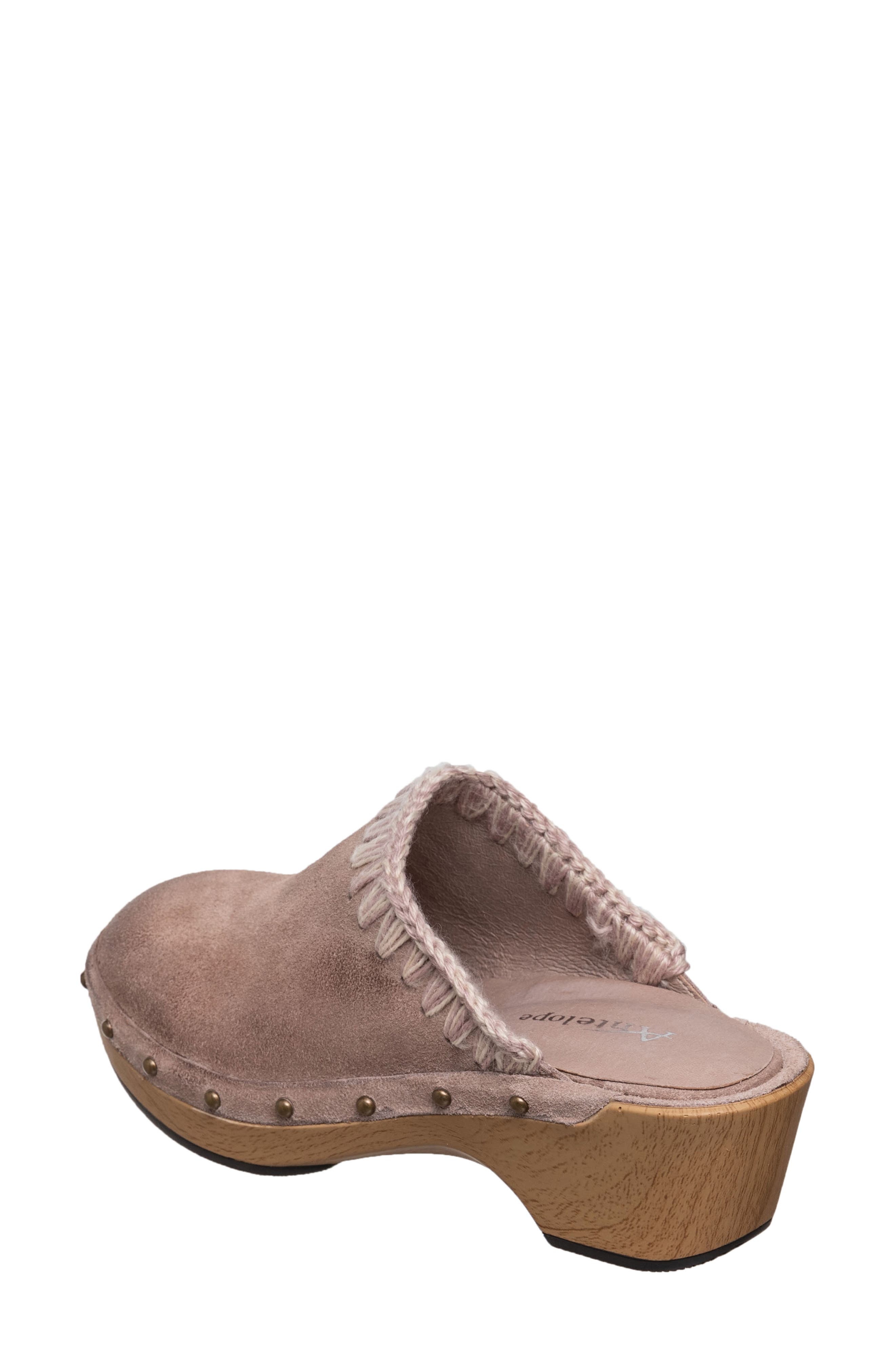 ANTELOPE Hedy Whipstitch Clog, Alternate, color, Taupe