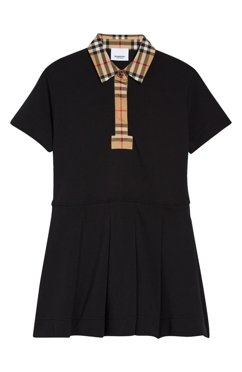 Burberry Sigrid Check Trim Dress, Main, color, 