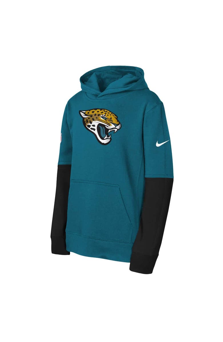 Nike Youth Nike  Teal Jacksonville Jaguars  Club Pullover Hoodie, Alternate, color, Teal