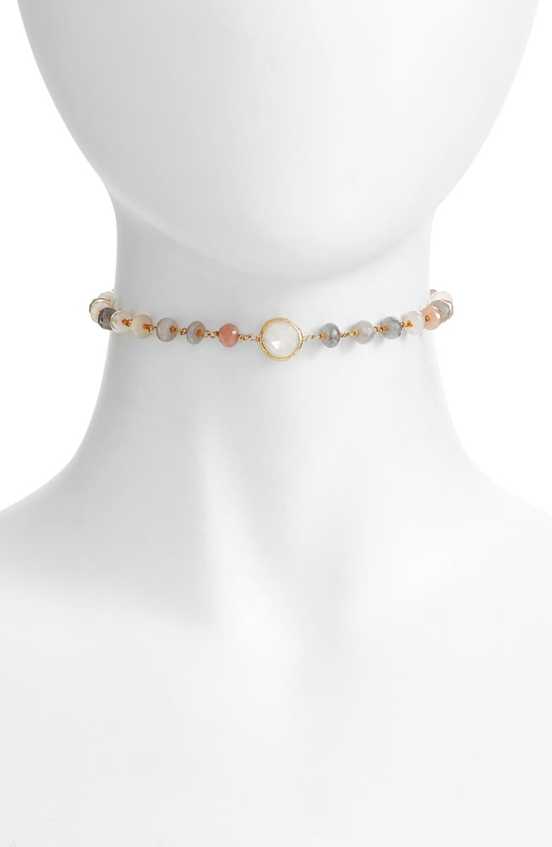 ela rae Libi Grand Choker Necklace, Main, color,